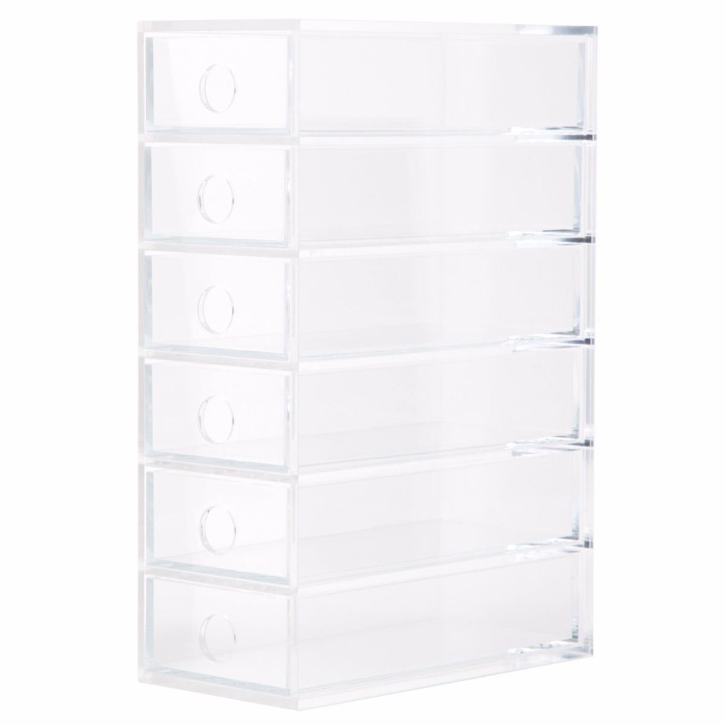 Muji Acrylic Cubby Box 6 Drawers Shopee Malaysia