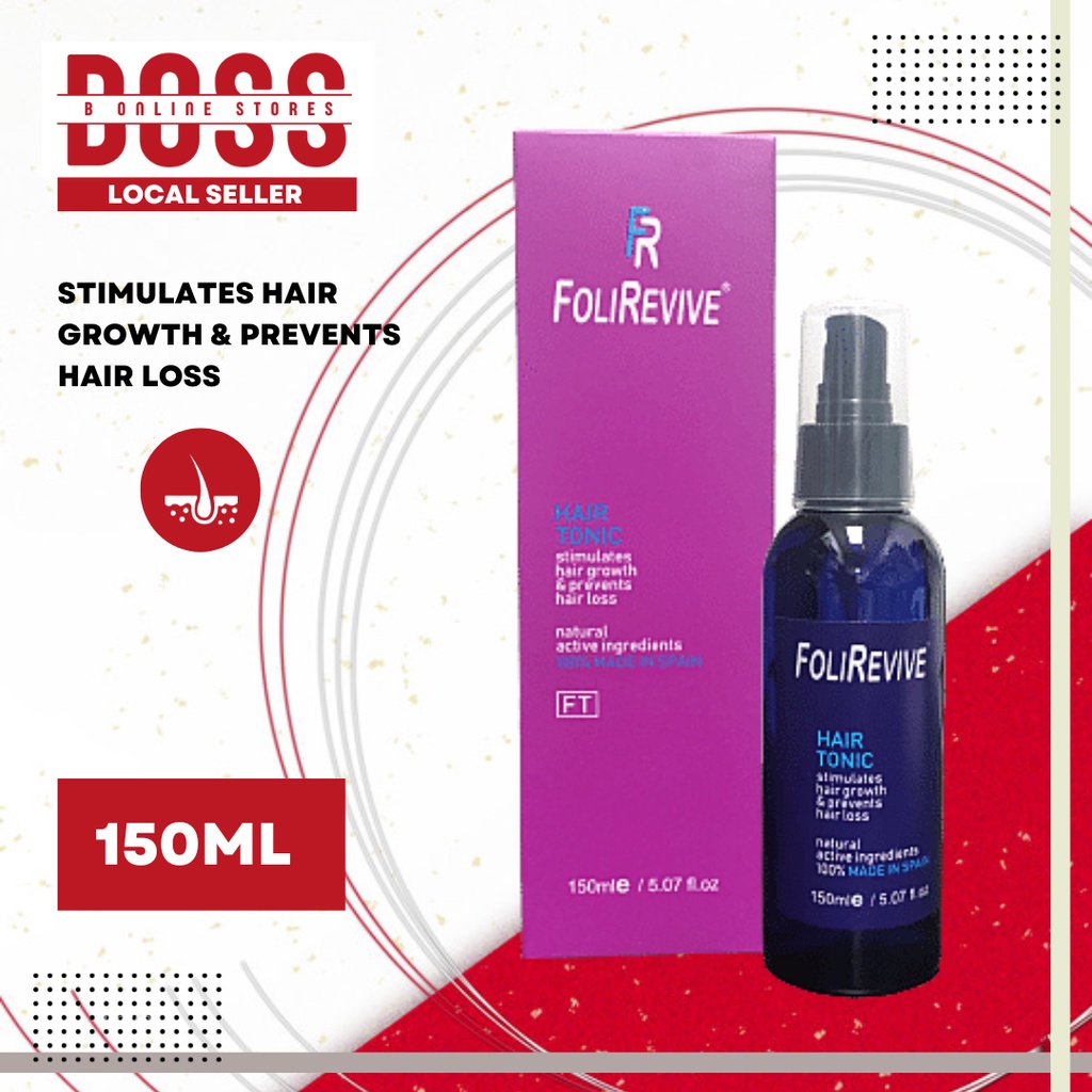 FOLIREVIVE Hair Tonic 150ml Hair Growth Prevents Hair Loss Shopee
