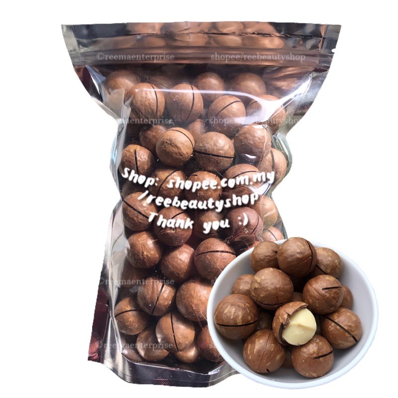 [500G] MACADAMIA NUTS Kacang Macadamia Kacang Loceng [ReadyToEat