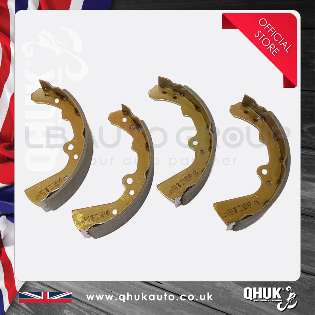 QHUK Brake Shoe Front 4 Pcs Set for NISSAN PICK UP TRUCK DATSUN 720 D ...