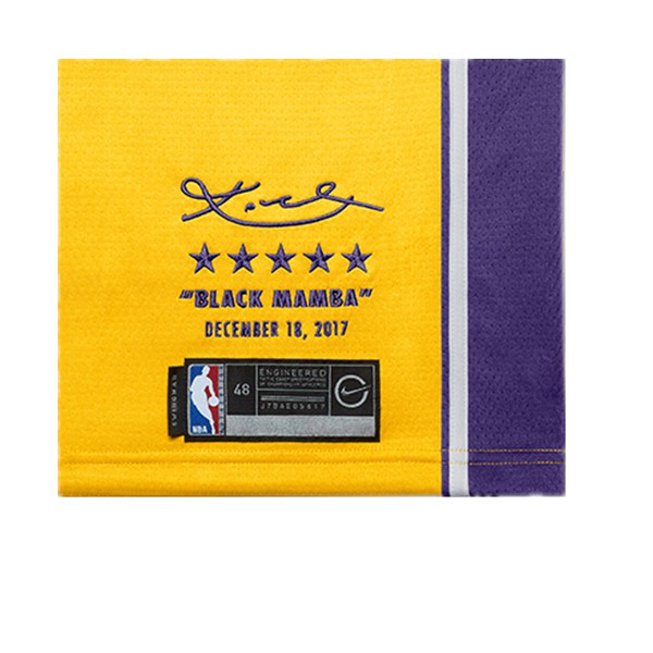 lakers kobe retirement jersey