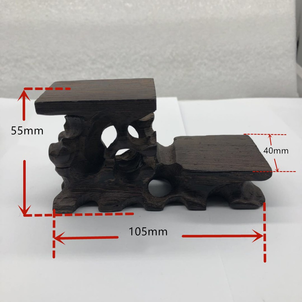 Crystal Tower Stand Wooden Base 水晶柱底座 Shopee Malaysia