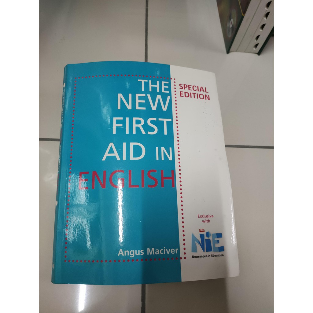 The New First Aid in English Shopee Malaysia