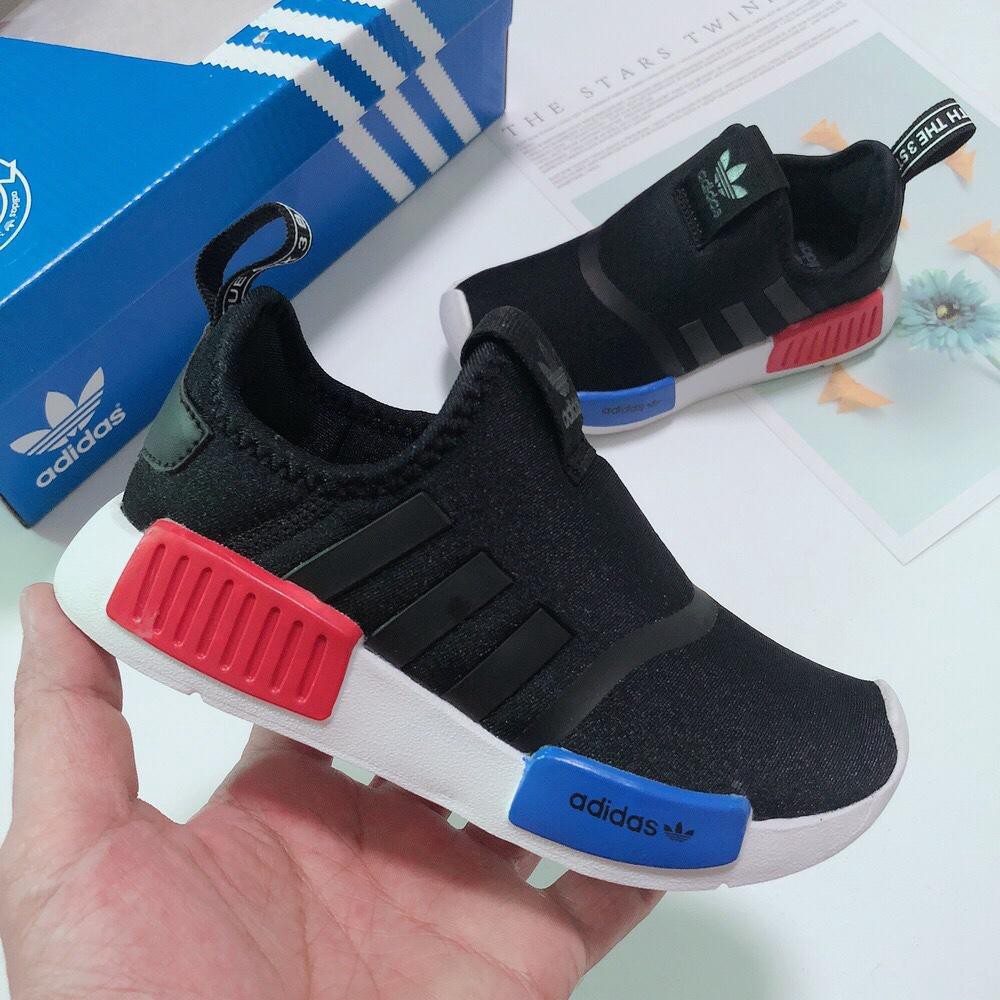 white nmds kids