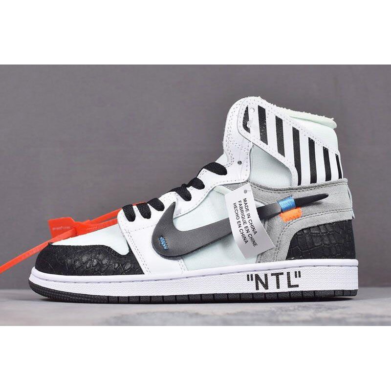 aj1 off white black