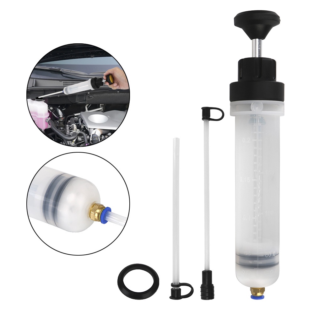 1.5L 1500CC Oil Extractor Pump Manual Fluid Changer Extraction Filling Syringe for Car ATV Boat Motorcycle Oil Extractor Pump 