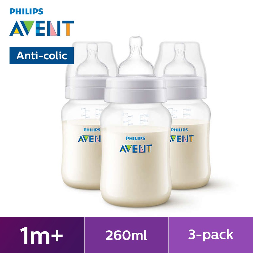 avent anti colic bottles 260ml