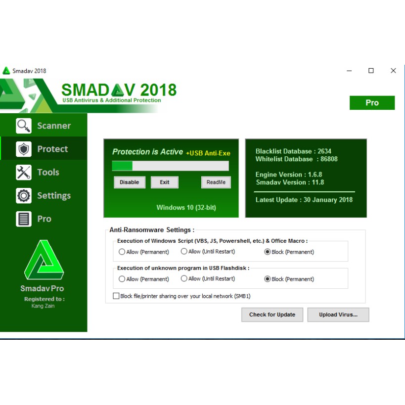Smadav license key 2018