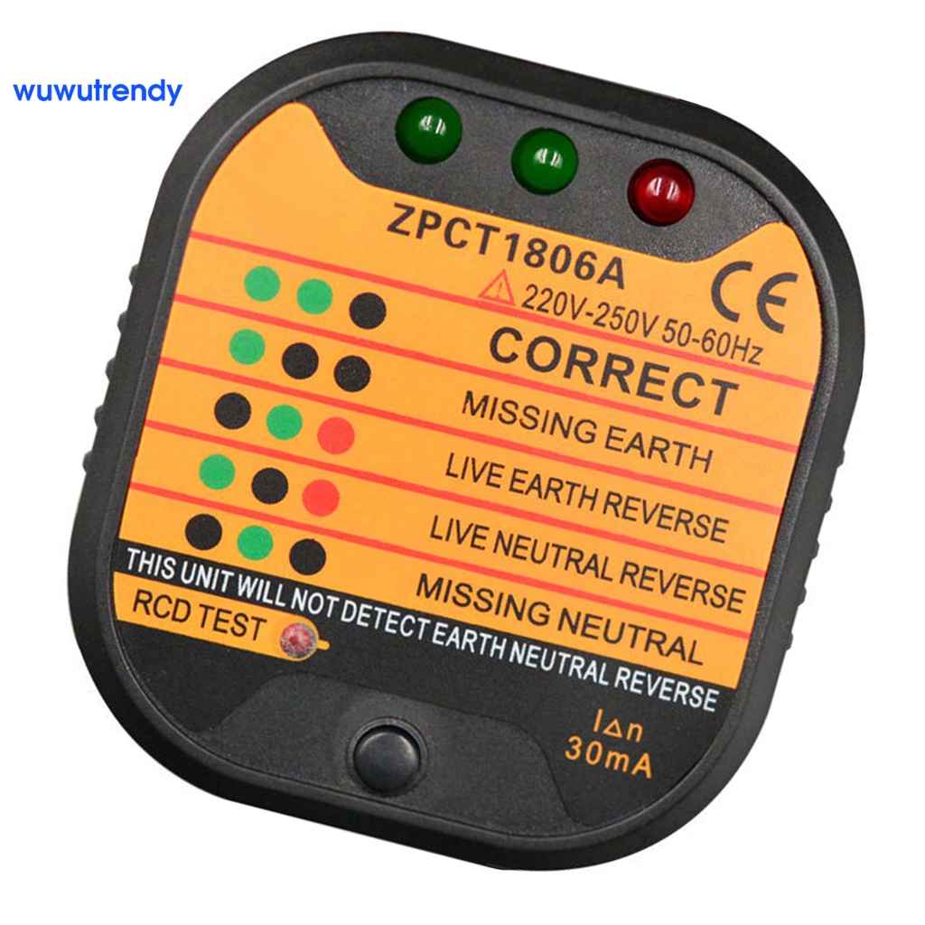 Quality Have wuwutrendy Black Socket Meter Practical Polarity Test Multifunctional Laboratory - Image 4