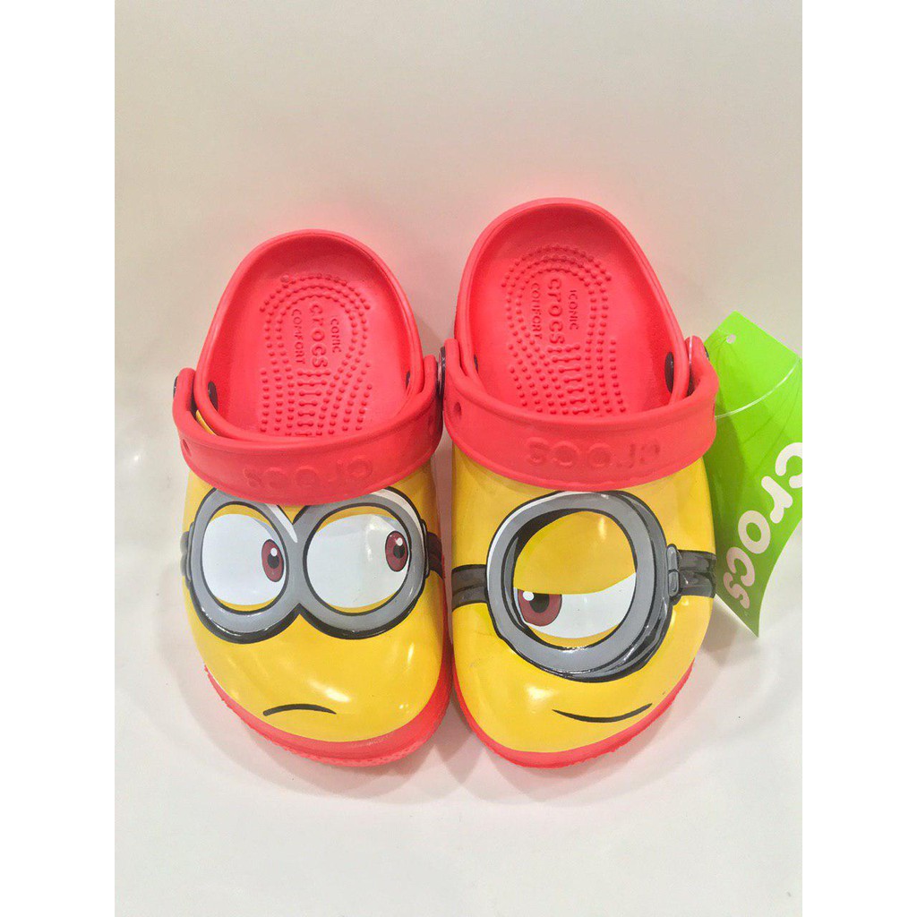 minion crocs for toddler