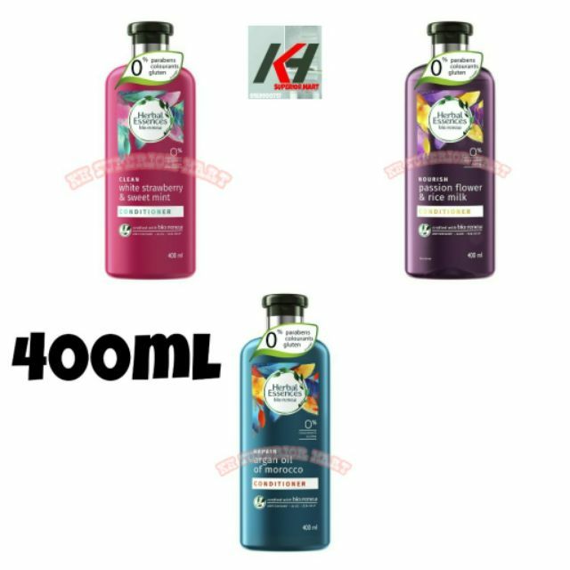 Herbal Essences Bio Renew Conditioner (400ml) 3 VariantVariantions READY STOCK