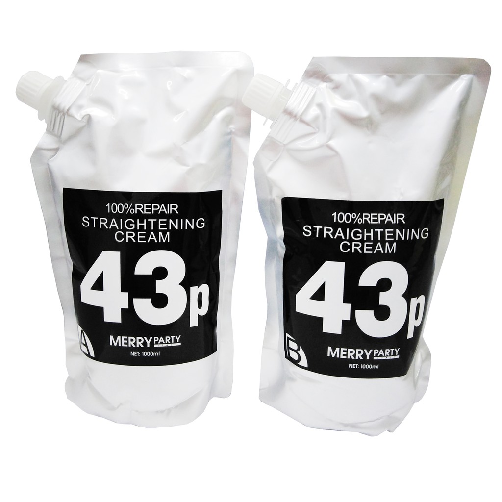 Merry Party Treatment Straightening Perm A B 1000ml X 2 Shopee