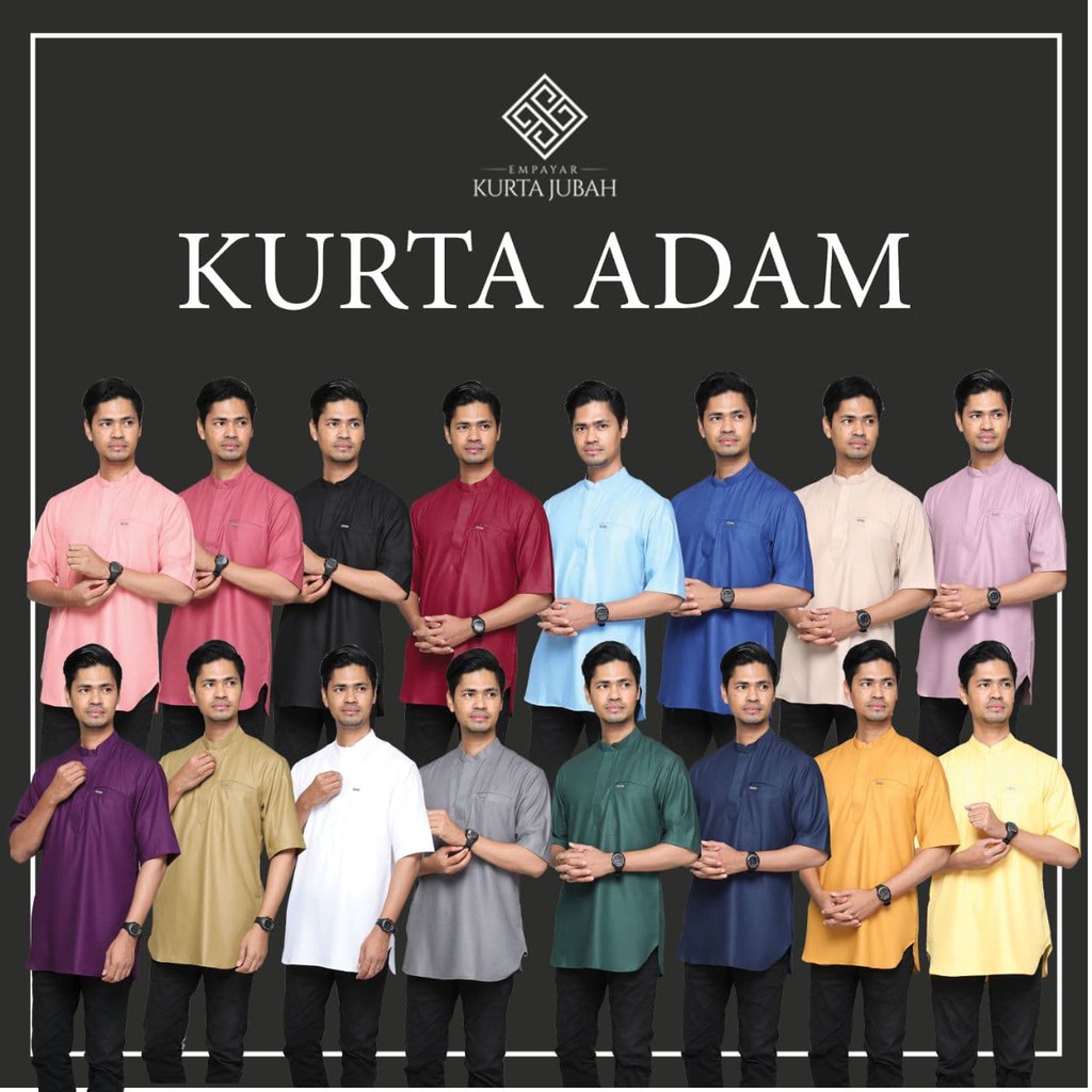 EKJ Kurta Adam Lengan Pendek kolar