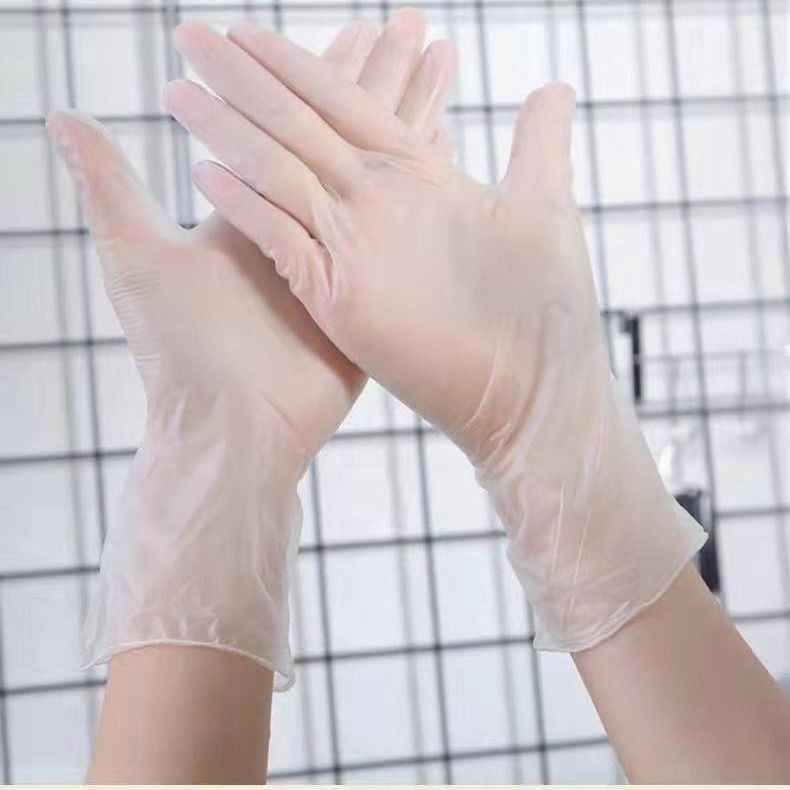 transparent latex gloves