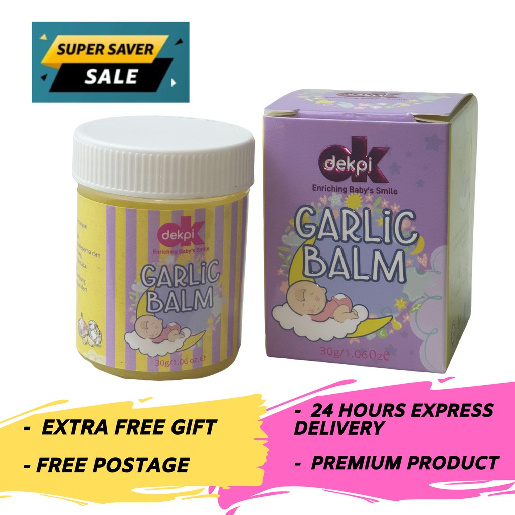 CUBA TENGOK REVIEW - DEKPI ORGANIC GARLIC BALM - MEMBANTU MASALAH BATUK & SELESEMA , RUAM GATAL BAYI / BABY FEVER BALM