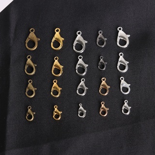 10 pcs Clasps, Lobster Claw, Stainless Steel, DIY Jewelry Accessories