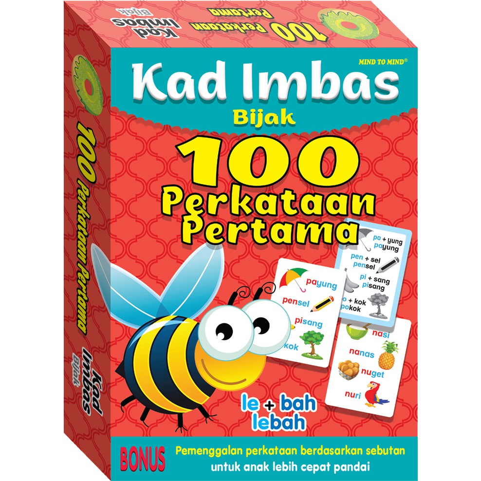 Early Learning Flashcard Kad Imbas Bijak 100 Perkataan Pertama / Doa ...