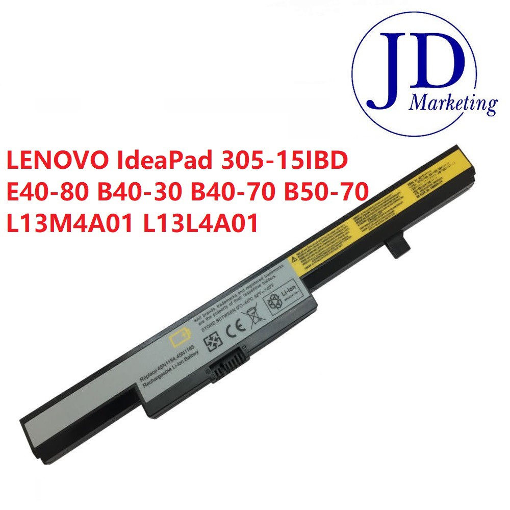 Laptop Replacement Battery For Lenovo 305 15ibd E40 30 E40 80 B40 30 B40 70 B50 45 B50 70 L13m4a01 L13s4a01 M4450 V4400 Shopee Malaysia