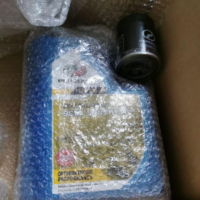 ORIGINAL PERODUA GENUINE SEMI SYNTHETIC 5W30 (4L) ( ENGINE 