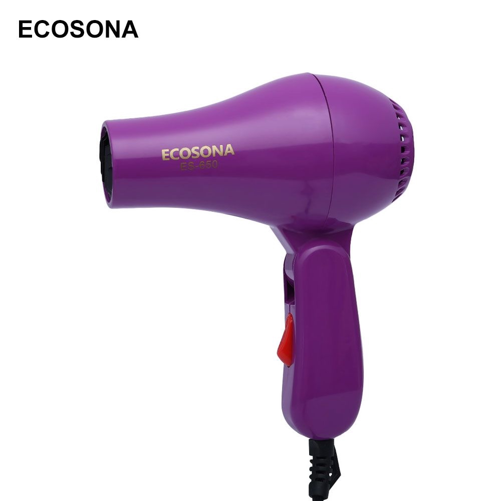 MINI FOLDABLE PORTABLE TRAVELLER COMPACT BLOWER HAIR DRYER (PURPLE)
