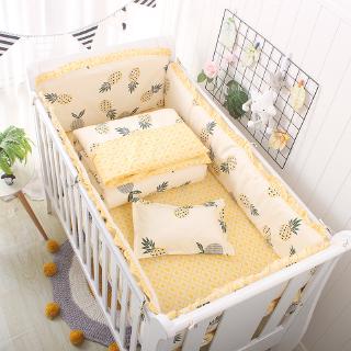 L A Baby Crib Bedding Set 100 Cotton 9 Piece Nursery Crib