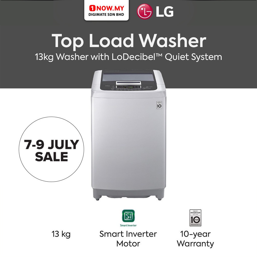 LG 13kg Top Load Washer T2313VSPM (Smart Inverter) Shopee Malaysia