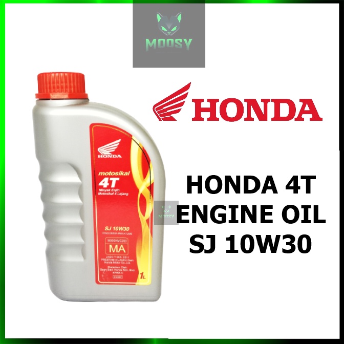 HONDA 4T ENGINE OIL SJ 10W30 (1 LITRE) MINYAK HITAM // ENJIN 1L