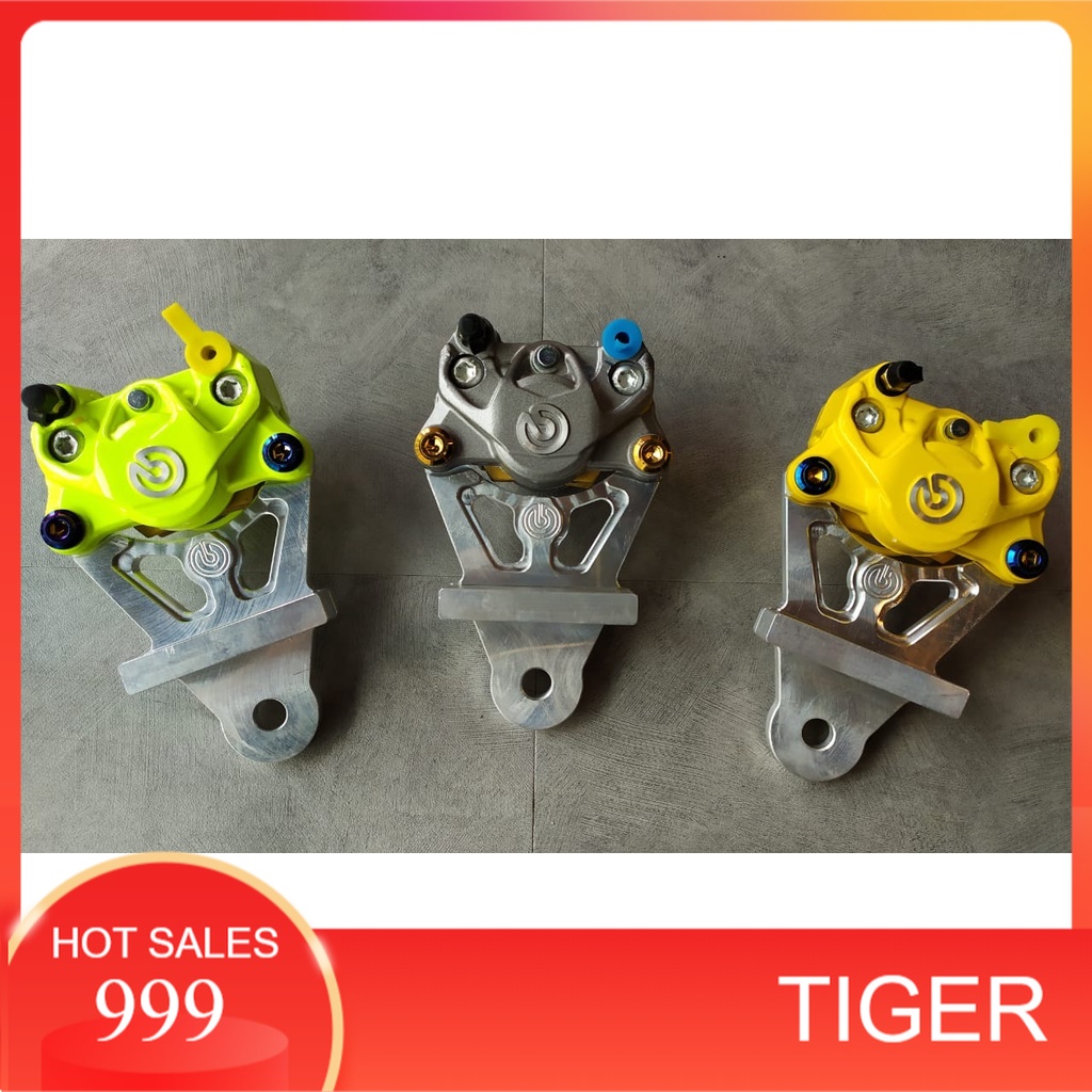 PNP Honda RS150 V1 V2 RSX Rear Brake Caliper + Bracket 2Pot Brembo P34