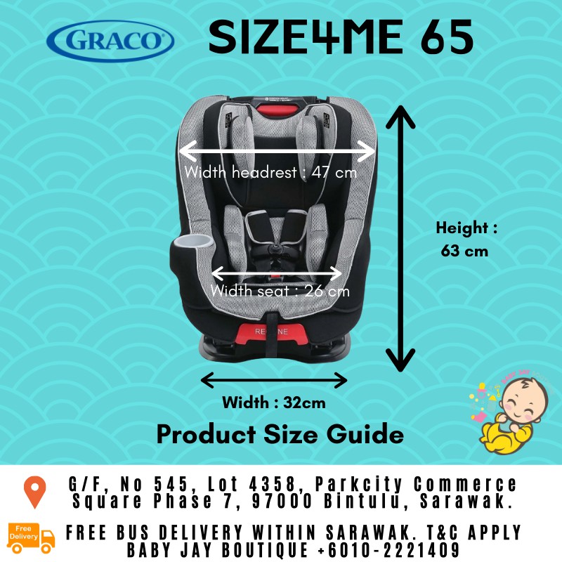 graco size4me 65 width