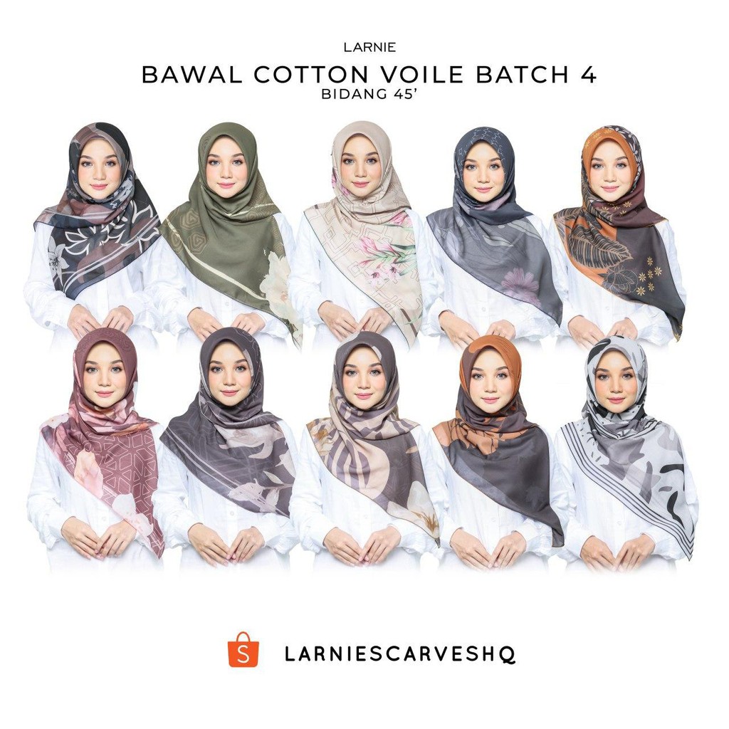 BAWAL COTTON PRINTED VOILE BIDANG 45 Shopee Malaysia