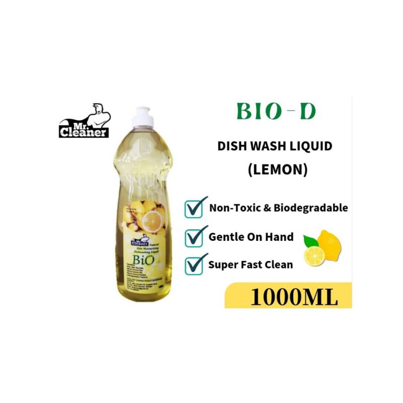 BIO-Dish wash liquid 1 litre (Lemon) | Shopee Malaysia