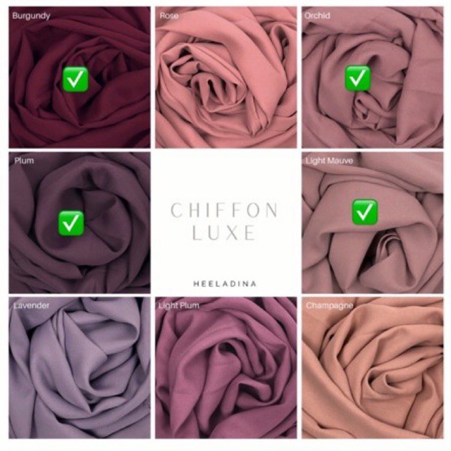 luxe chiffon
