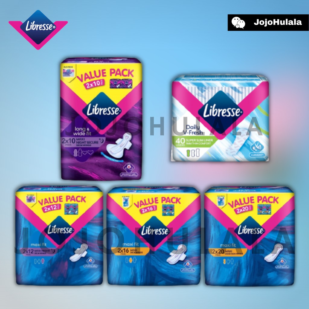 Libresse Maxi Night Wing Feminine Care Sanitary Pad Daily VFresh