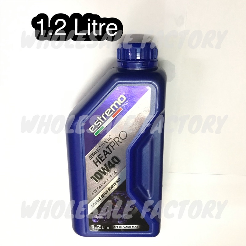 ESTREMO 1.2L 1.2Litre ITALY SEMI SYNTHETIC 15W50 10W40 SAE40 ENGINE OIL