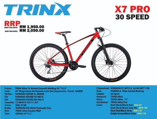 trinx x7 pro 29er