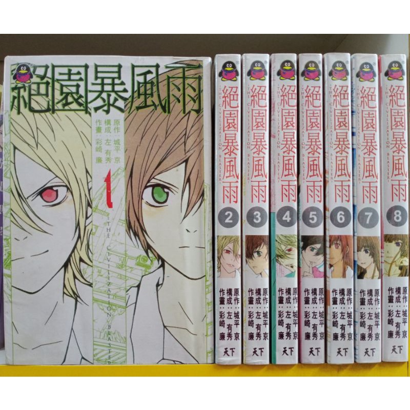 绝园暴风雨1 8断续 彩崎廉作 二手日本少年续集漫画 天下版 Shopee Malaysia