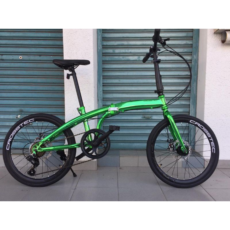 FOLDING BIKE CROSSTEC PRIME 20 "(7SPD SHIMANO TOURNEY) Shopee Malaysia