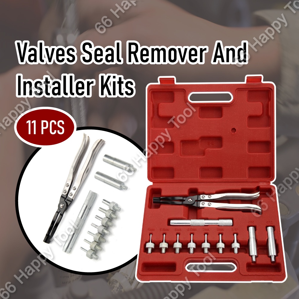 Auto 11pcs Valves Seal Remover And Installer Tool Set Car Remover