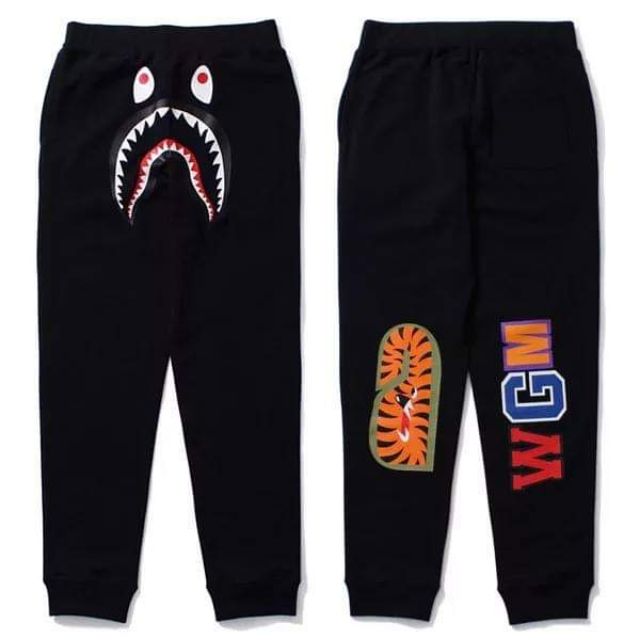 bape shark joggers
