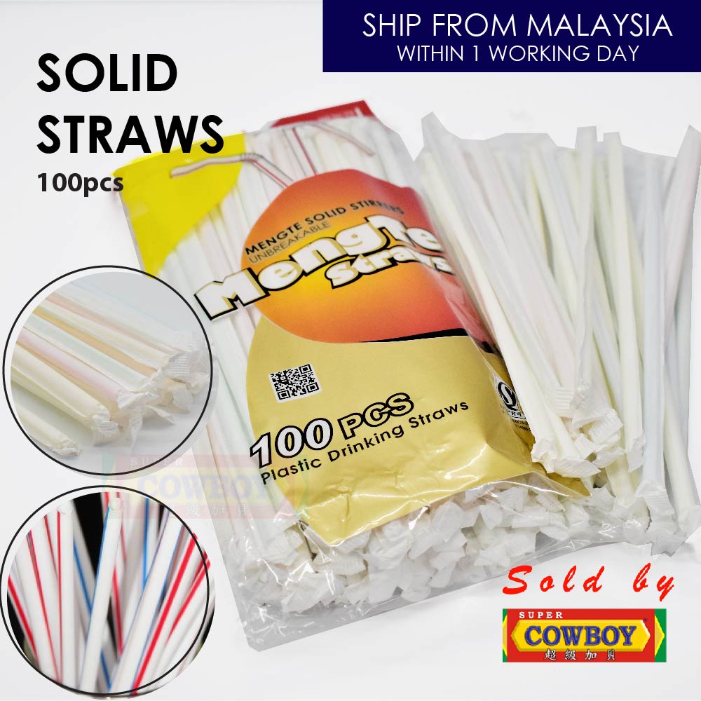 Straw Individually Packaged Penyedut Minuman Disposable Beverage Straw
