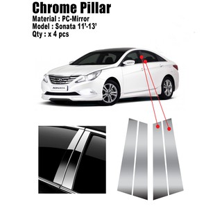 Proton Saga BLM FLX Chrome Pillar (4 pcs)  Shopee Malaysia