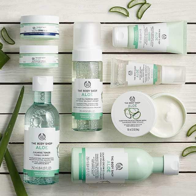 calming foaming wash aloe