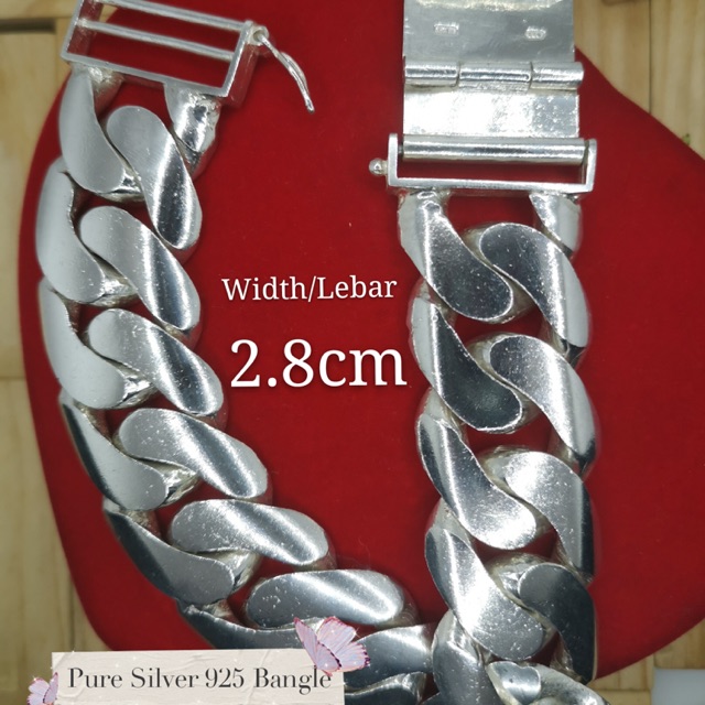 Bangle Perak 925 Untuk Lelaki Ready Stock Shopee Malaysia