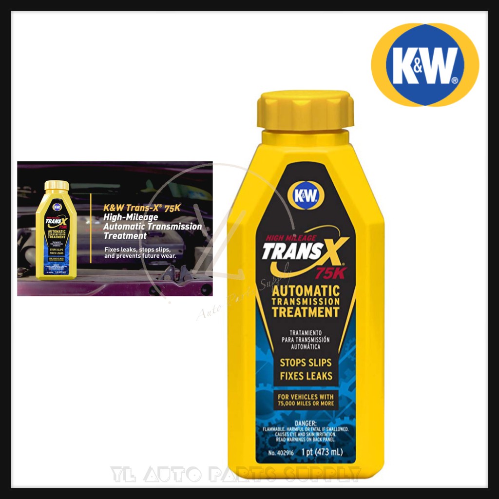 K&W TransX 75k High Mileage Automatic Transmission Treatment (473ml