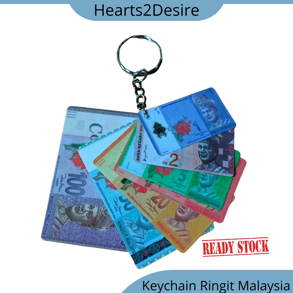 RANTAI KUNCI MALAYSIA KEYCHAIN CENDERAHATI RIN-GIT MALAYSIA GIFTS OLEH OLEH HADIAH