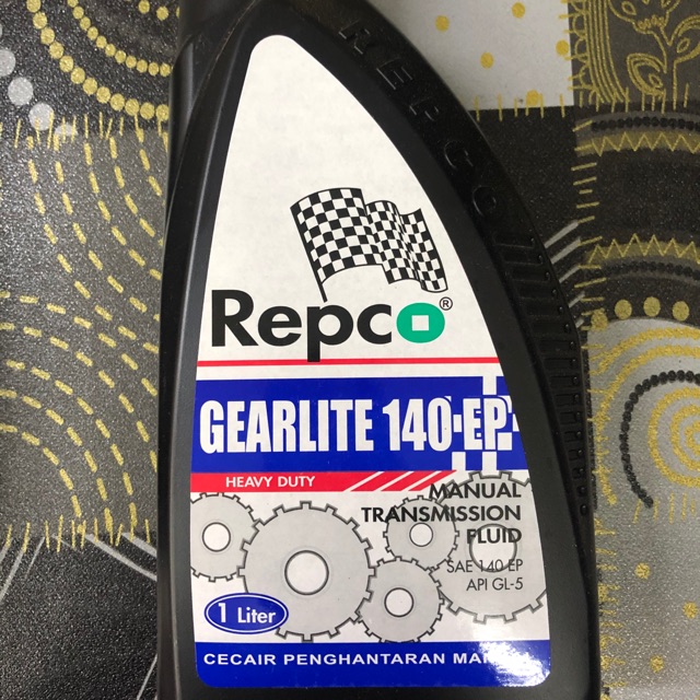Repco gear oil manual tranmission 140ep 1 liter Shopee Malaysia