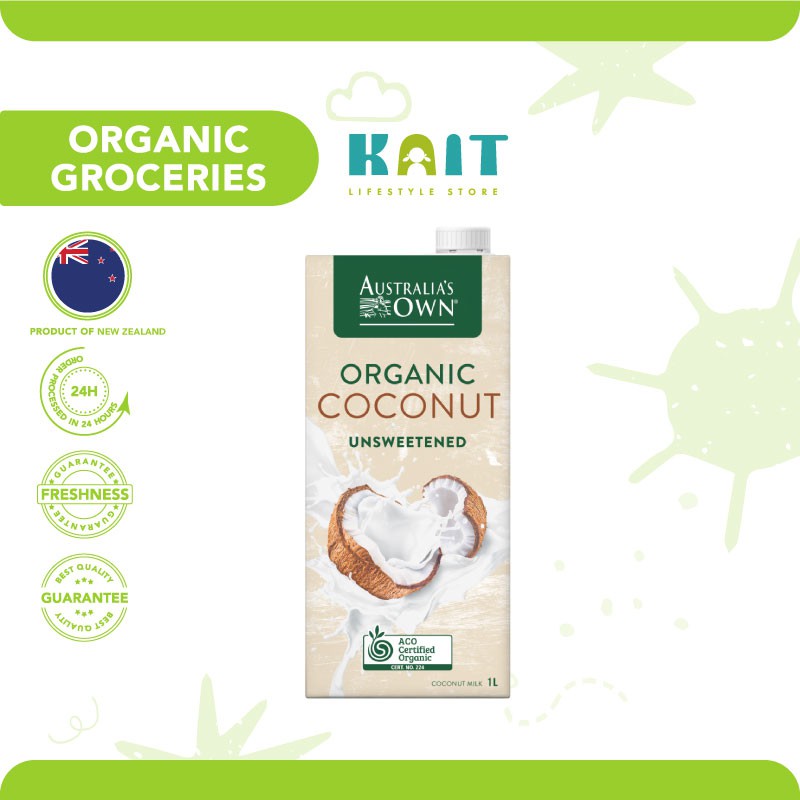 AUSTRALIA'S OWN Unsweetened Coconut Milk (1L) Shopee Malaysia