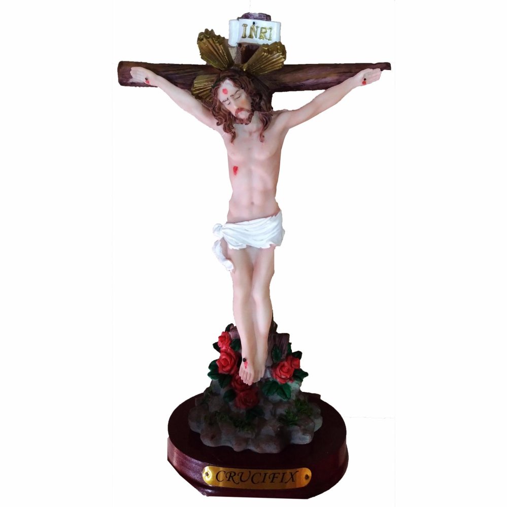 Religious Item Crucifix / Jesus Christ on Cross with Base