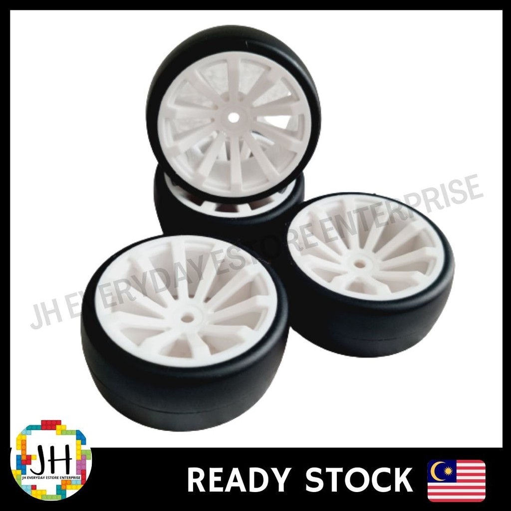 4PCS 1:10 On-road Drift Car Rc Tires Tyre For Traxxas HSP Tamiya HPI 