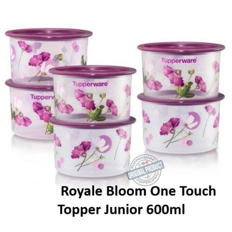 💥Pre order -04/21 cat💥Tupperware Royale Bloom One Touch 600ml